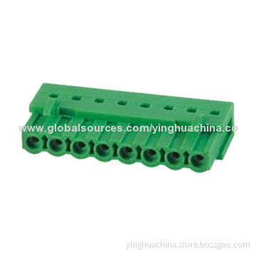Terminal Block, 5.0/5.08mm PCB Pitch, 2-24P Poles, 300V/15A ICE, 10A UL, Phosphor Bronze Tin-plated